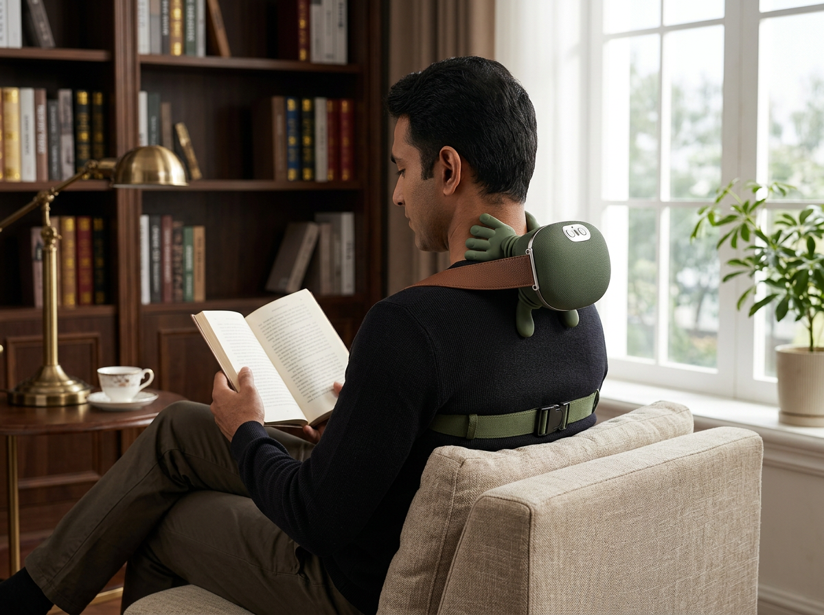 Rechargeable Shoulder & Neck Massager ব্যবহার করছেন একজন গ্রাহক